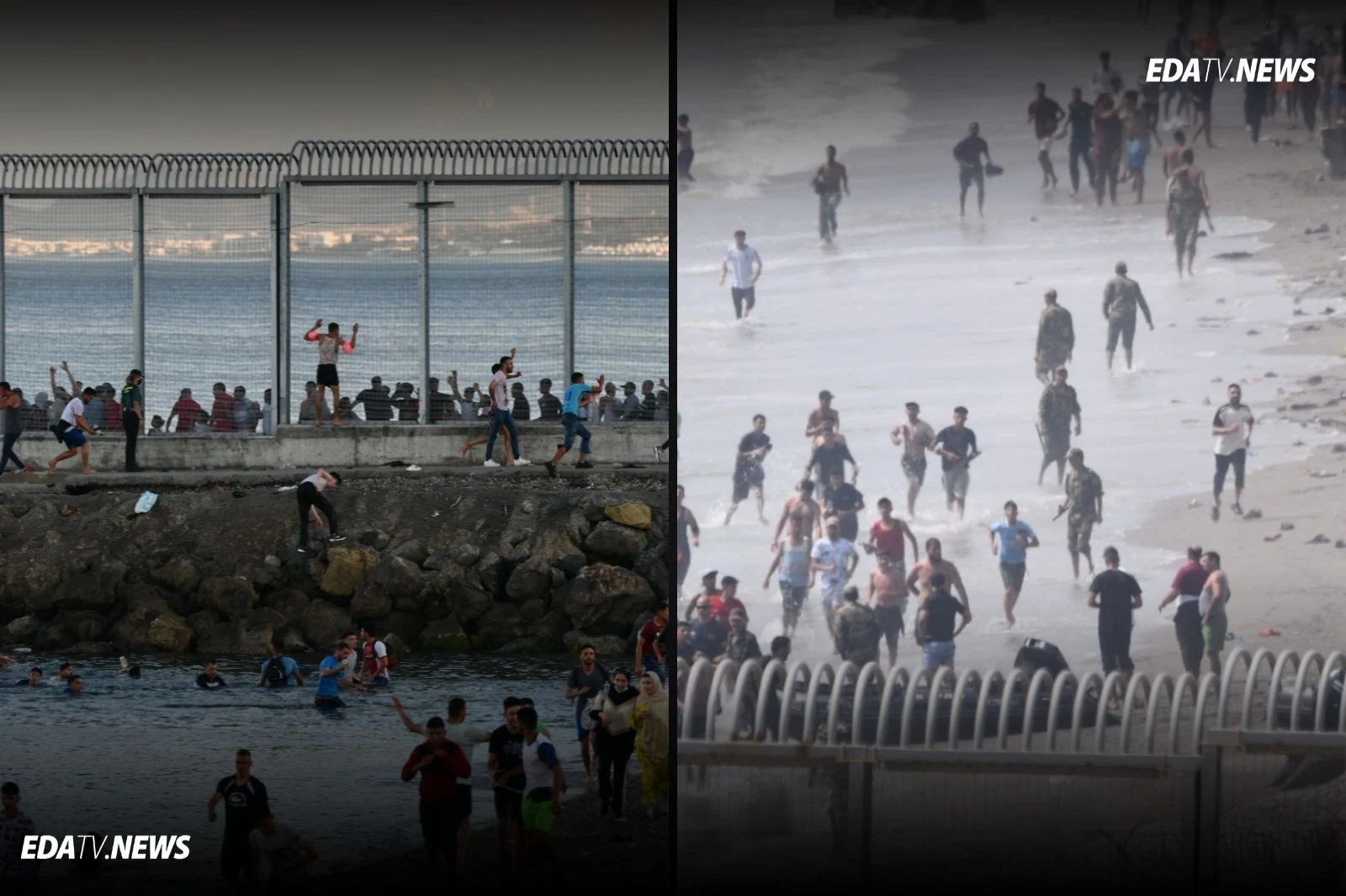 Ceuta revive la crisis migratoria de 2021 tras una nueva oleada de entradas desde Marruecos