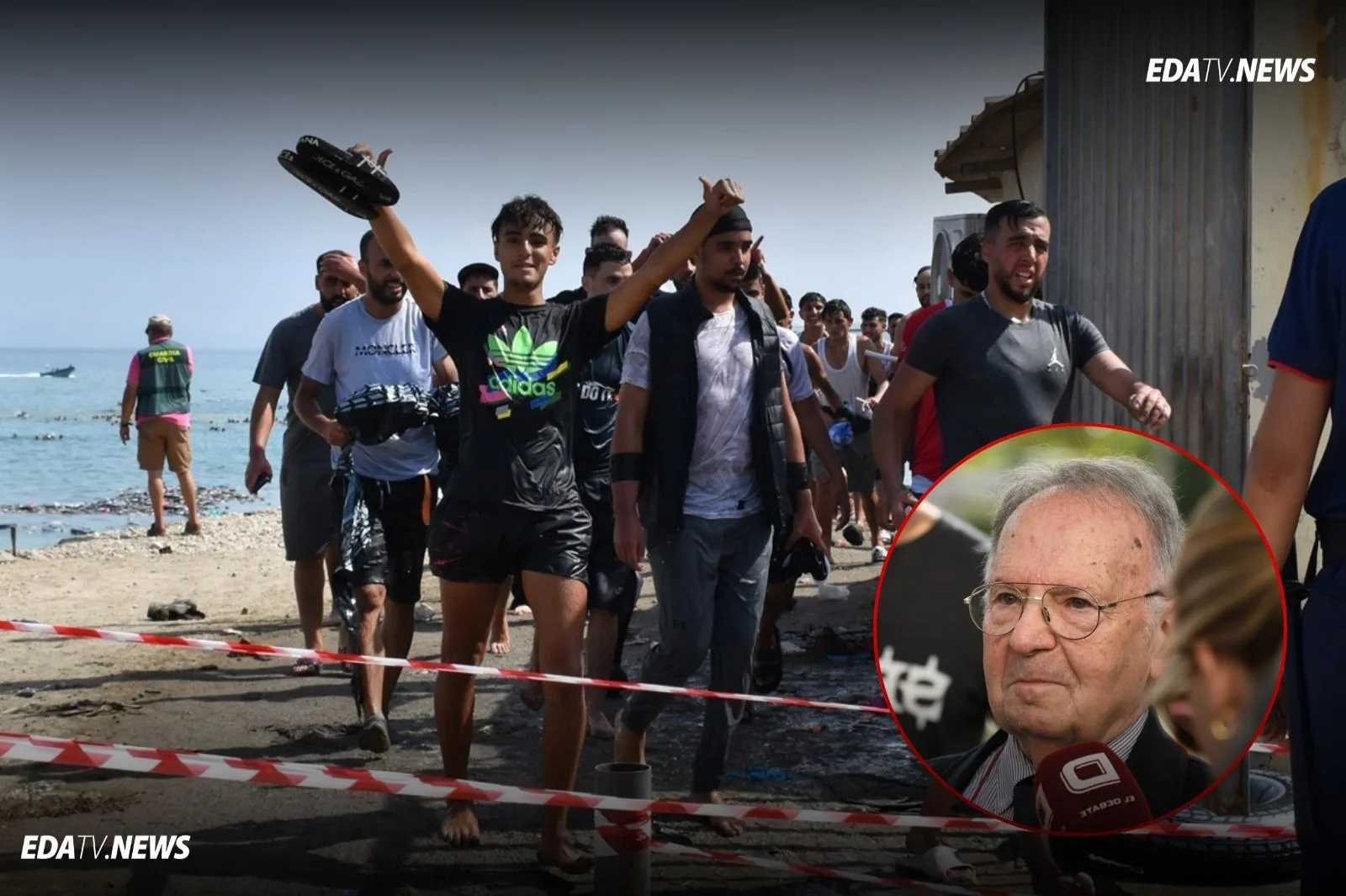 Manos Limpias denuncia a Pedro Sánchez, Marlaska y Robles por la invasión migratoria de Ceuta