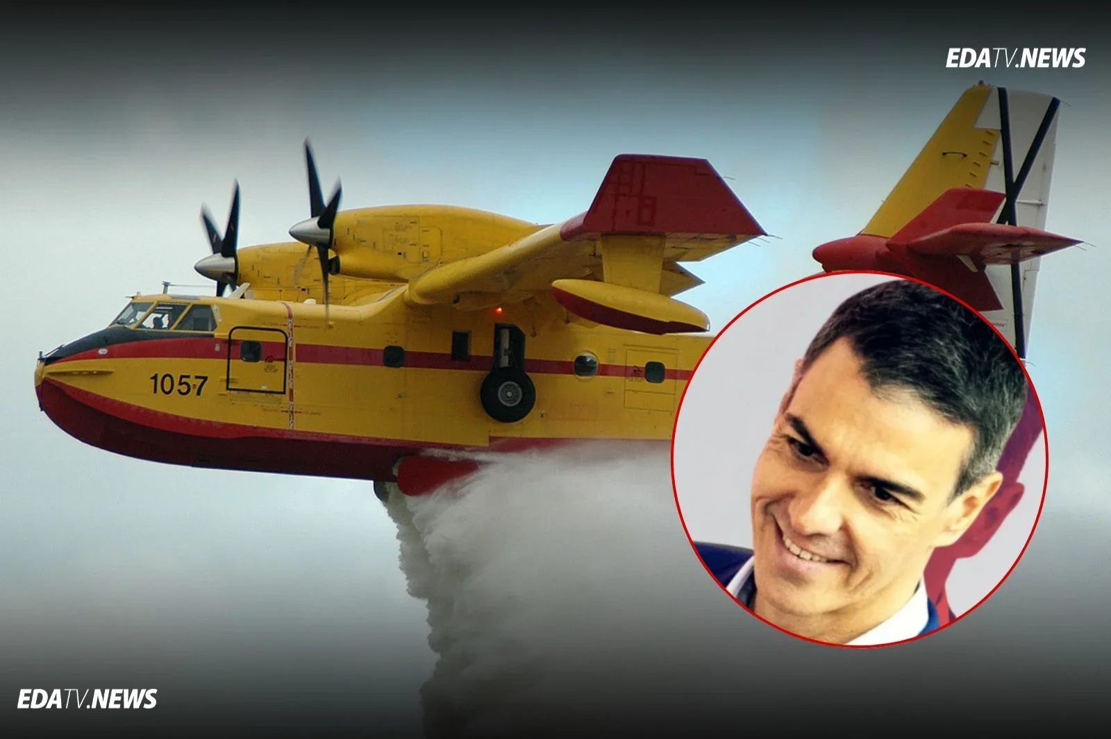 El incendio de Los Gallardos reabre la polémica por la promesa incumplida de Sánchez sobre los aviones anfibios