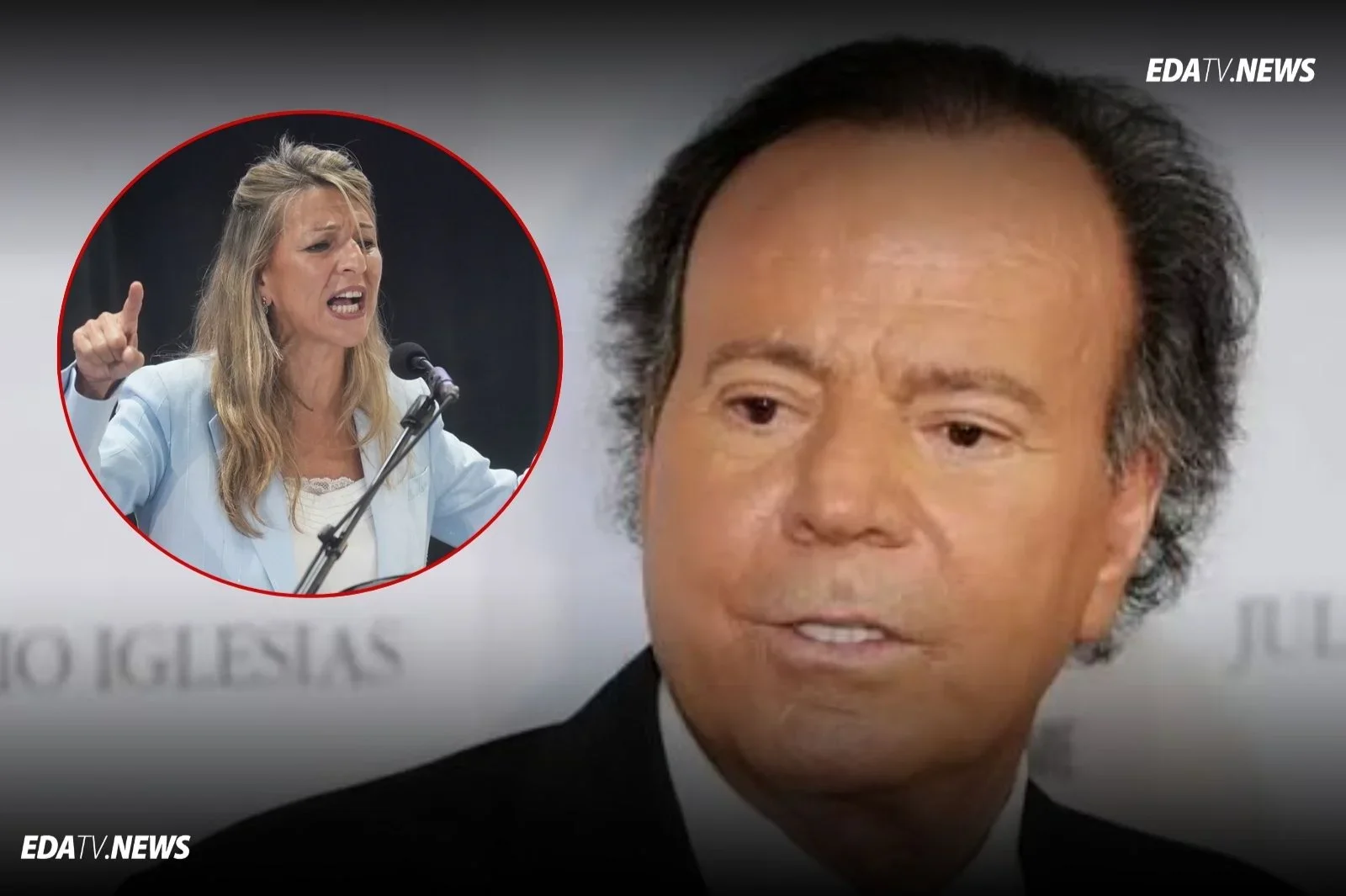 Julio Iglesias demanda a Yolanda Díaz ante el Supremo y reclama 50.000 euros por vulnerar su honor