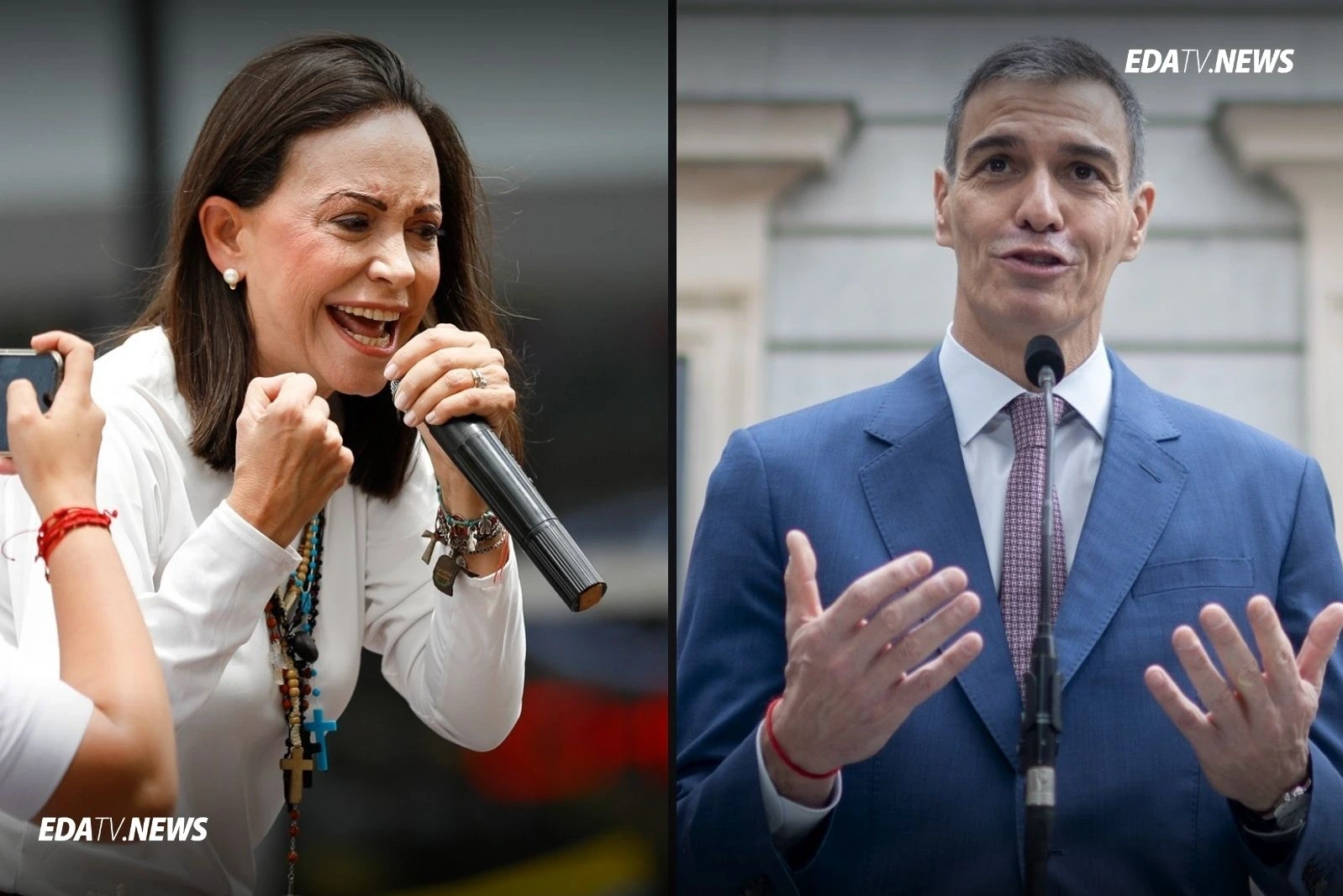 María Corina Machado le dice no a Sánchez