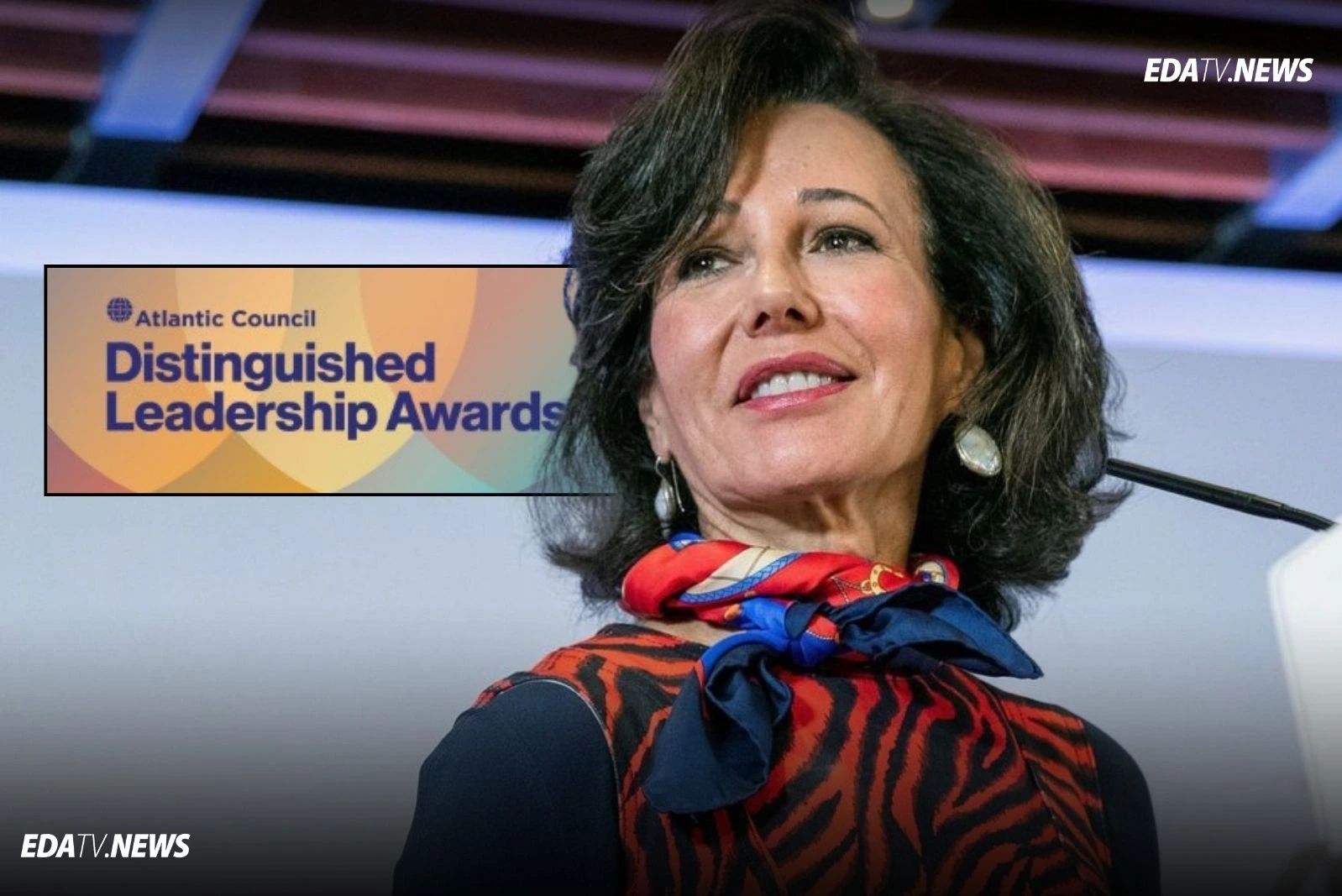 Ana Botín fue premiada por el Atlantic Council con un prestigioso galardón al liderazgo empresarial