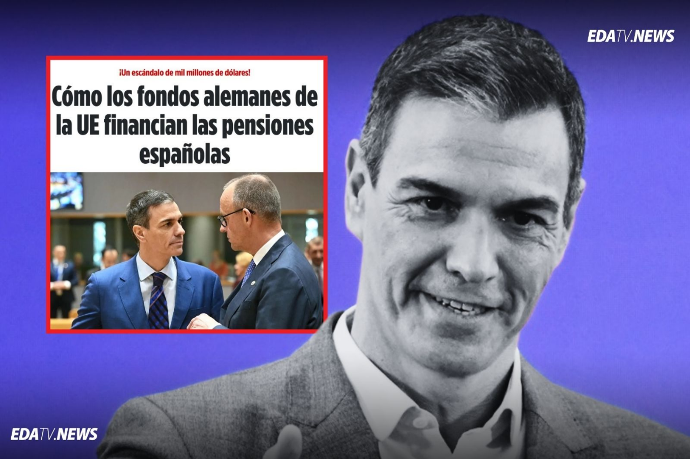 Alemania califica de “escándalo” el uso de fondos europeos por el Gobierno de Sánchez para pagar las pensiones