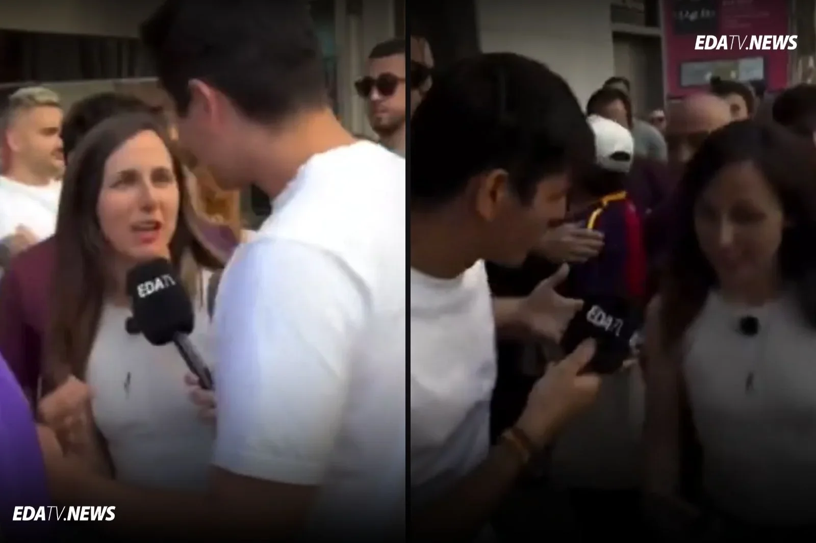 Agreden a Vito Quiles tras preguntar a Ione Belarra por la condena judicial que la obliga a indemnizar al juez