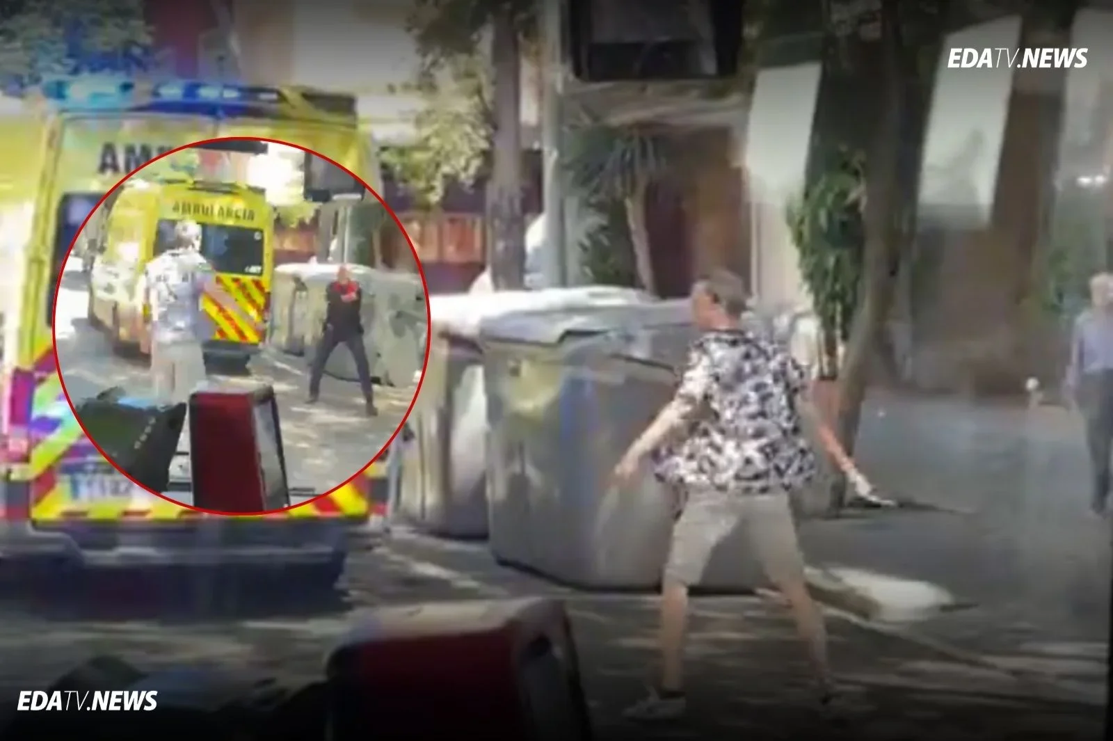 Caos en Barcelona: Un hombre con un machete desata el pánico y obliga a intervenir a los Mossos