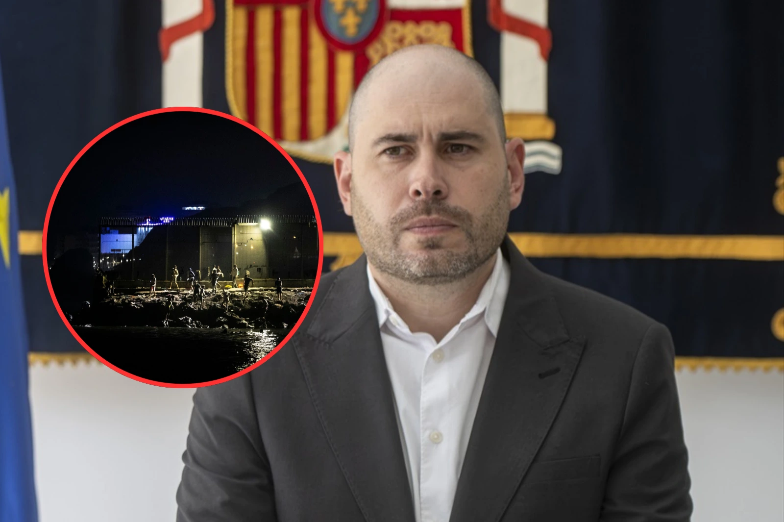 El delegado del Gobierno en Ceuta rebaja los avisos previos del CNI