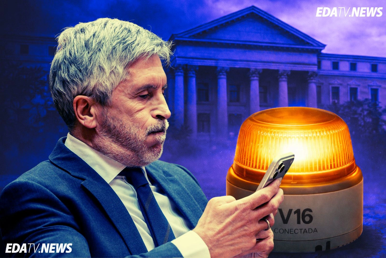 La baliza V16 llega a los tribunales y pone en cuestión la gestión de Fernando Grande-Marlaska