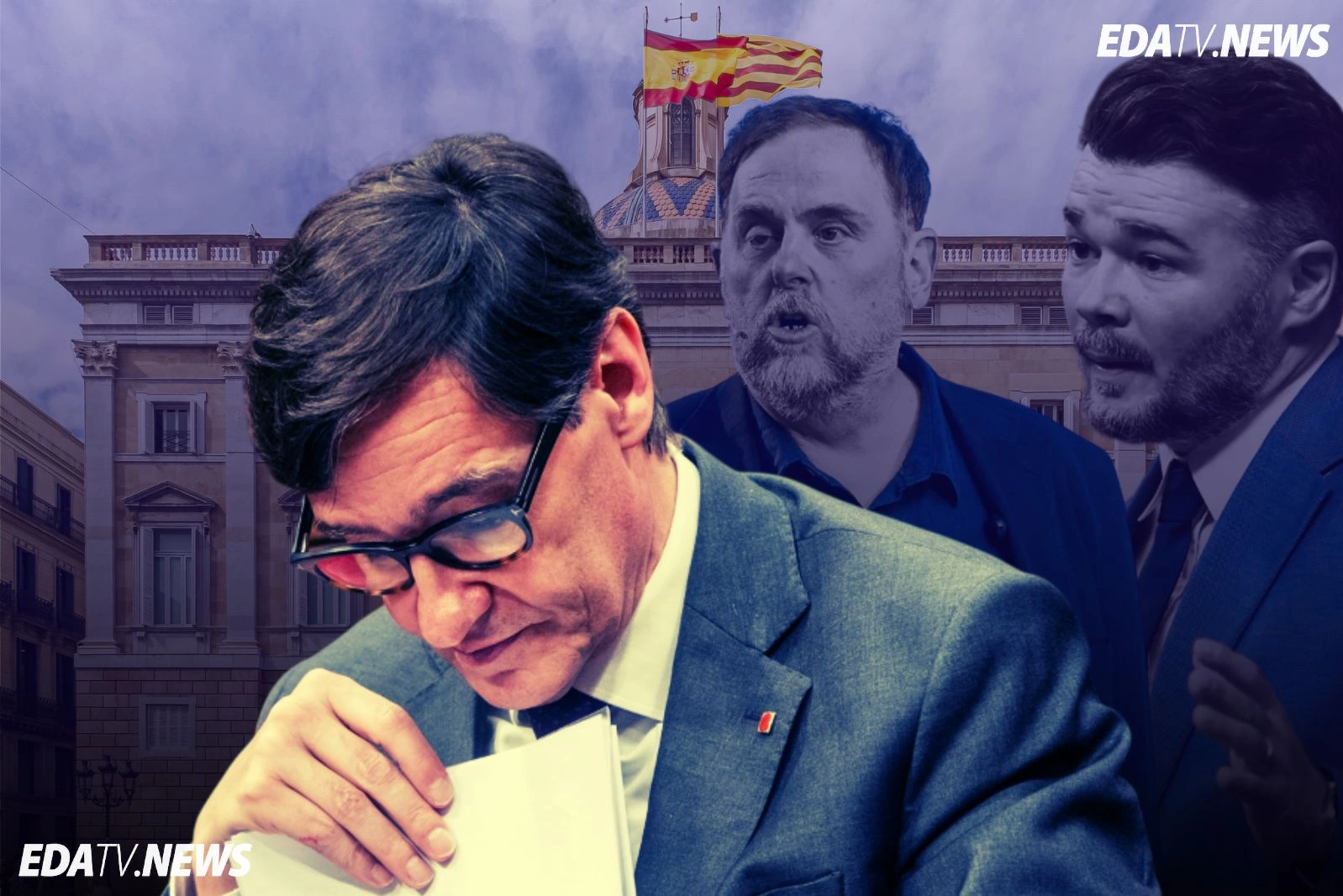 El Gobierno de Sánchez a los pies de los independentistas en Cataluña: Illa retira los presupuestos autonómicos