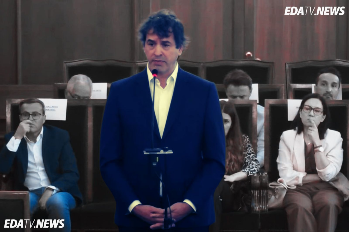 El juicio de David Sánchez estuvo rodeado de un amplio dispositivo de seguridad y cambios constantes de ubicación