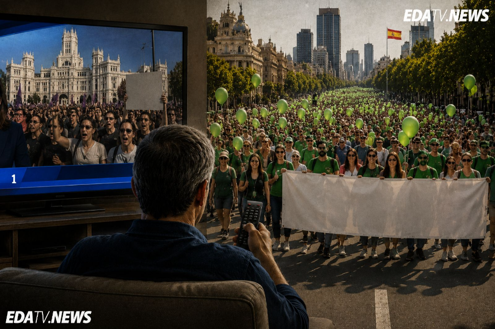 TVE borra de su informativo la multitudinaria marcha provida y centra el foco en los ataques contra Ayuso