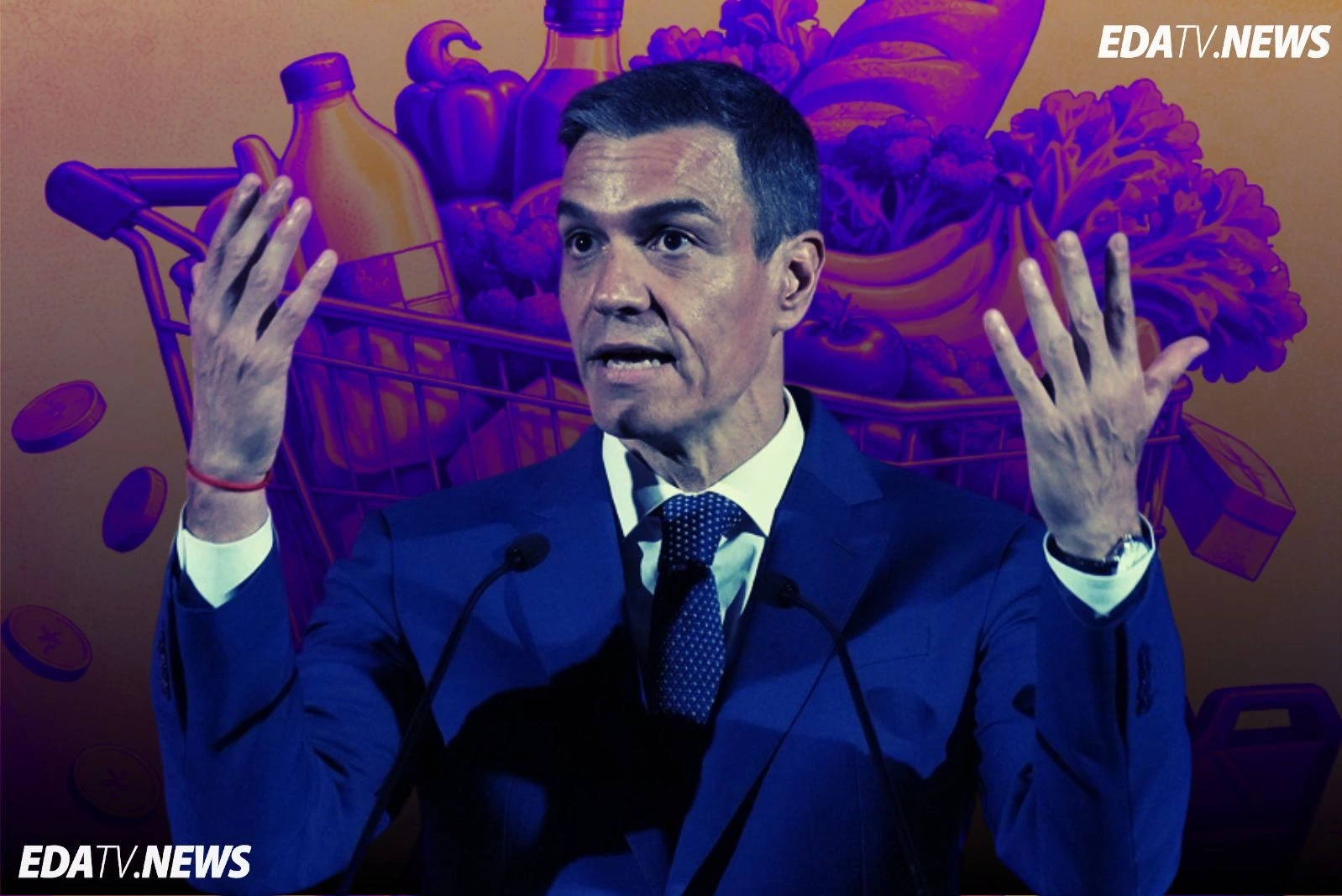 Sablazo sin precedentes: la cesta de la compra se dispara un 42 % y asfixia a los españoles bajo la era Sánchez