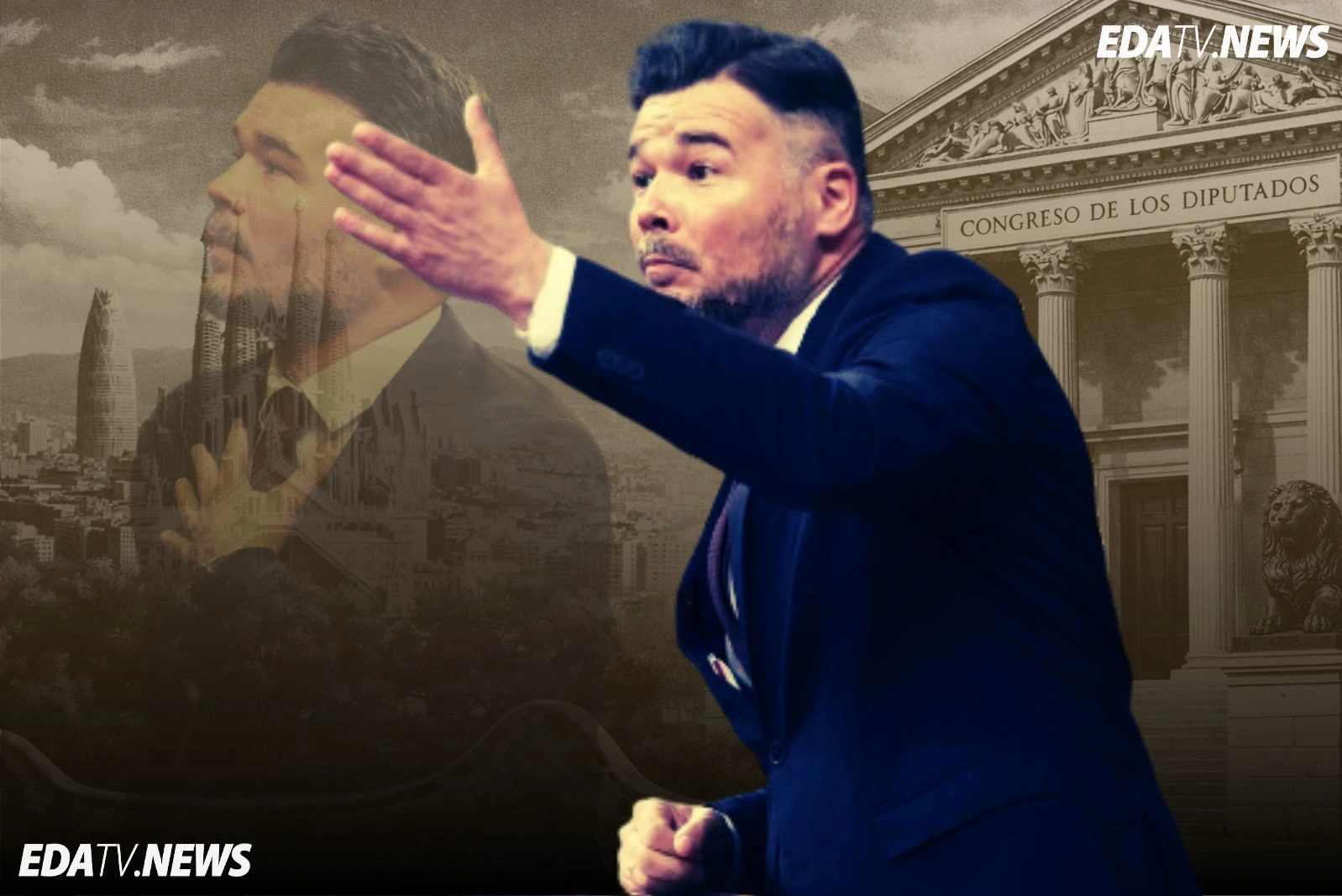 La evolución de Rufián: de independentista de paso a querer ser una figura de la izquierda en España