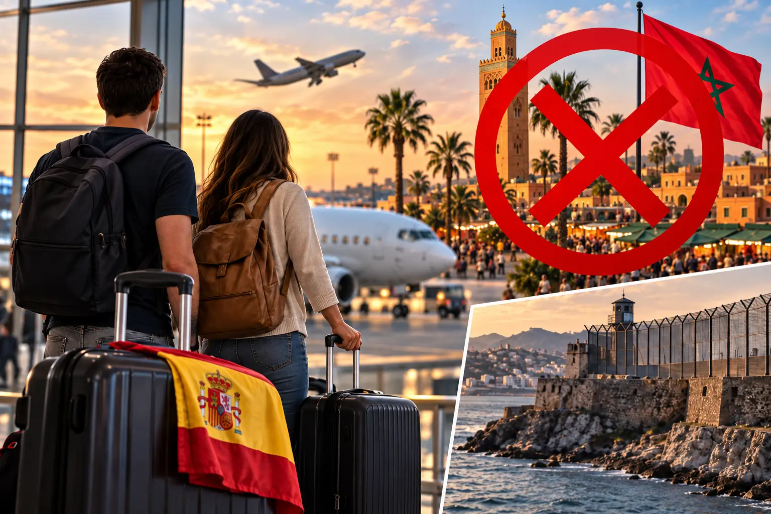 Los españoles cancelan sus viajes a Marruecos tras la invasión a Ceuta