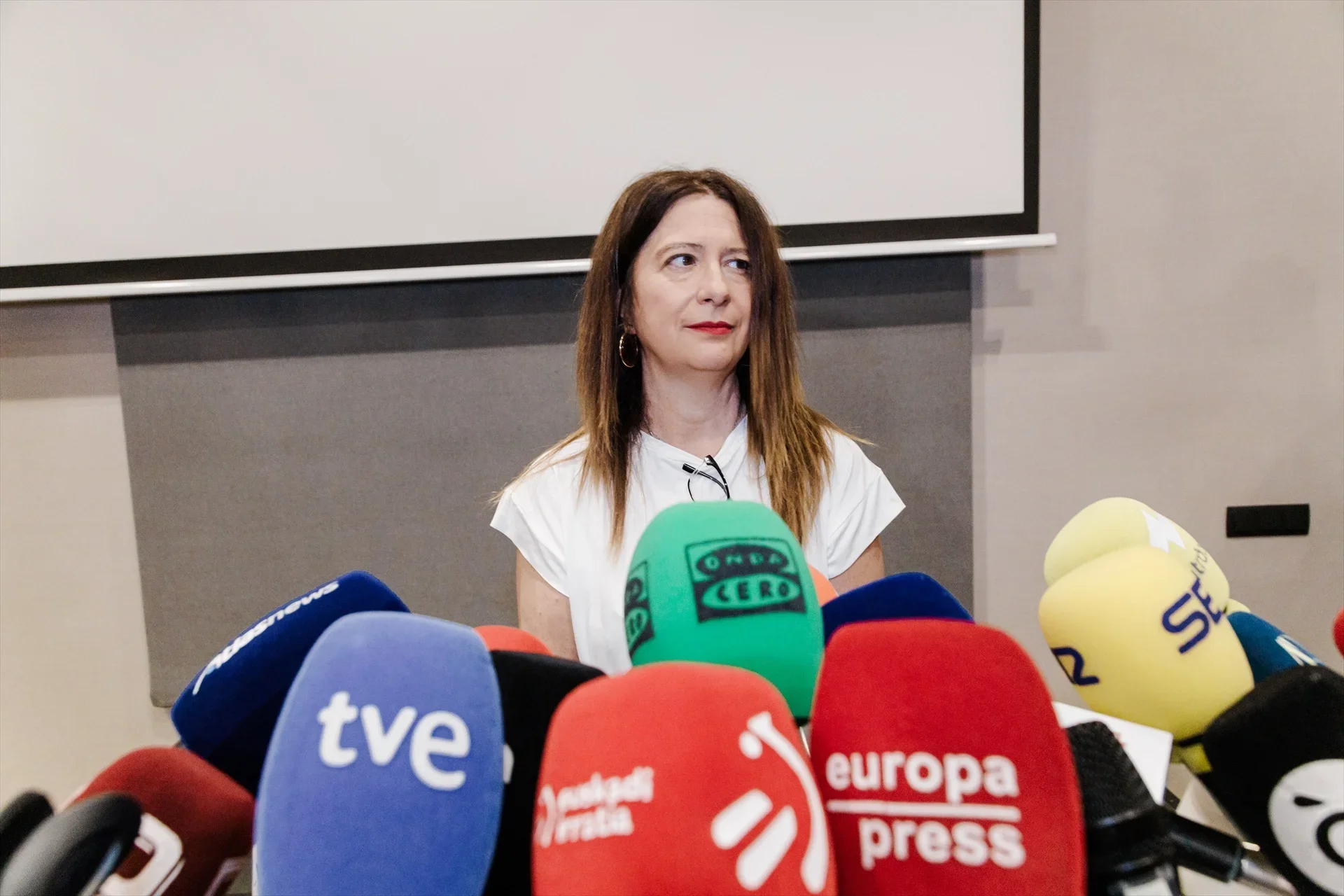 Leire Díez se reunió con fiscales