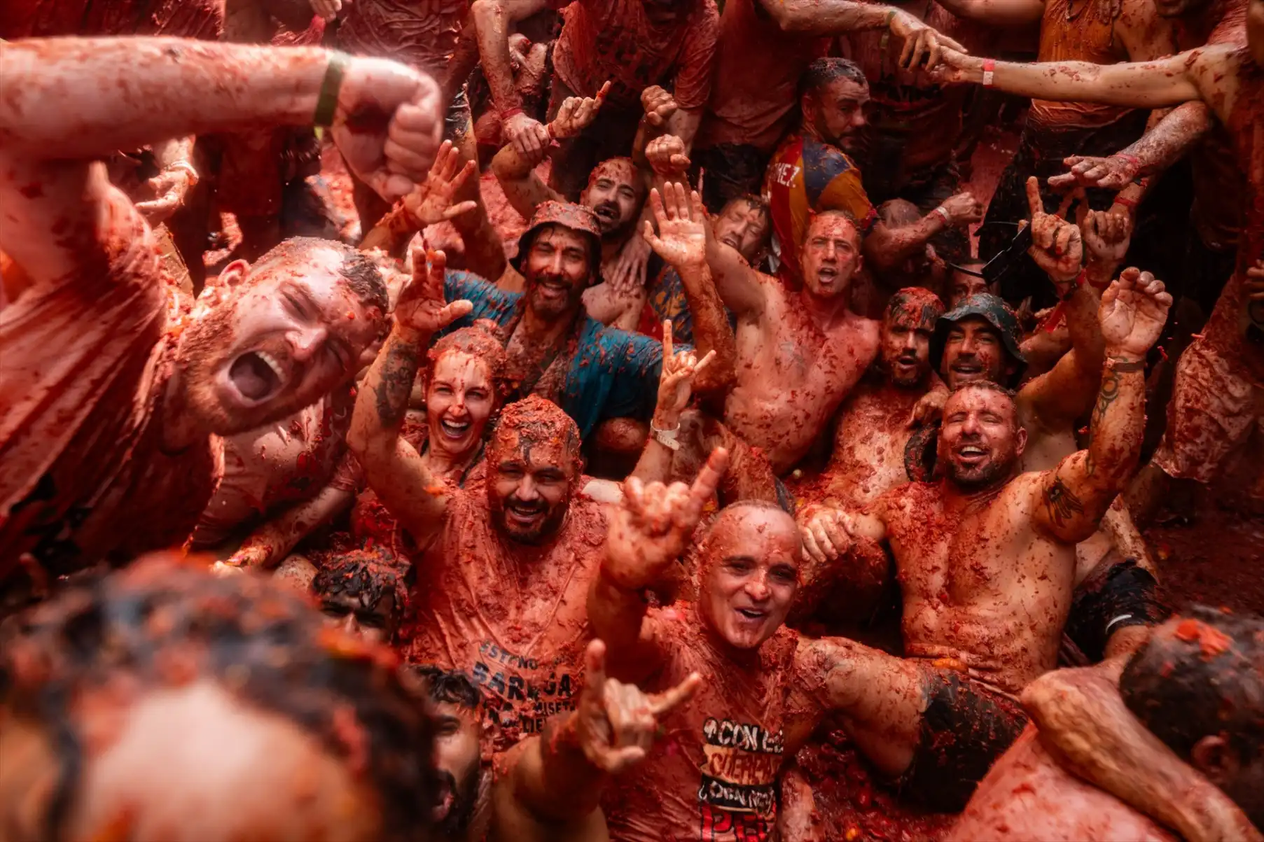 Buñol se prepara para teñirse de rojo con 150.000 kilos de tomate en la 79ª edición de la Tomatina
