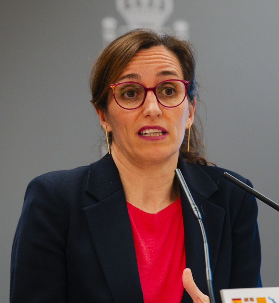 La ministra de Sanidad, Mónica García