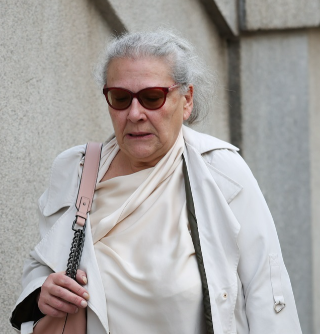 Carmen Pano llegando al Supremo