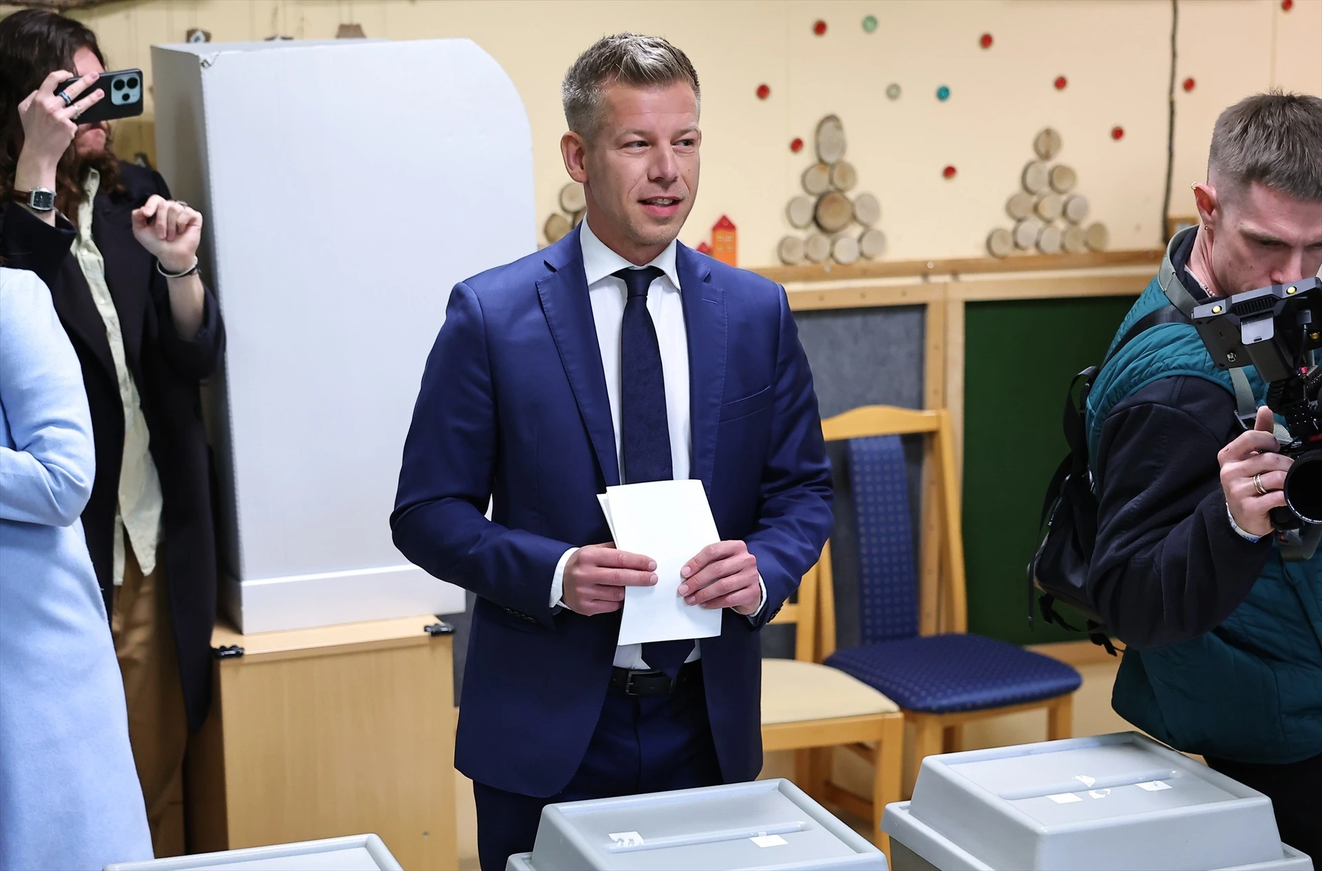 Péter Magyar candidato húngaro a primer ministro 