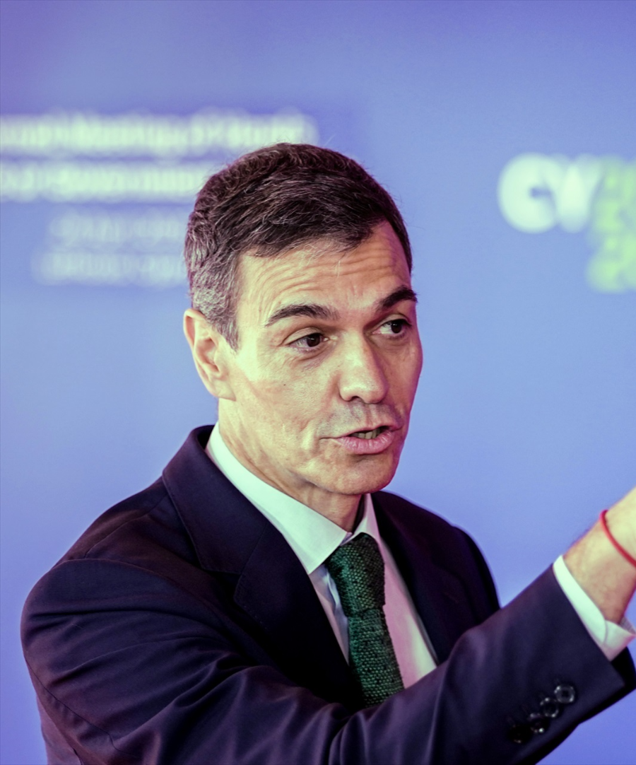 Pedro Sánchez en el foco