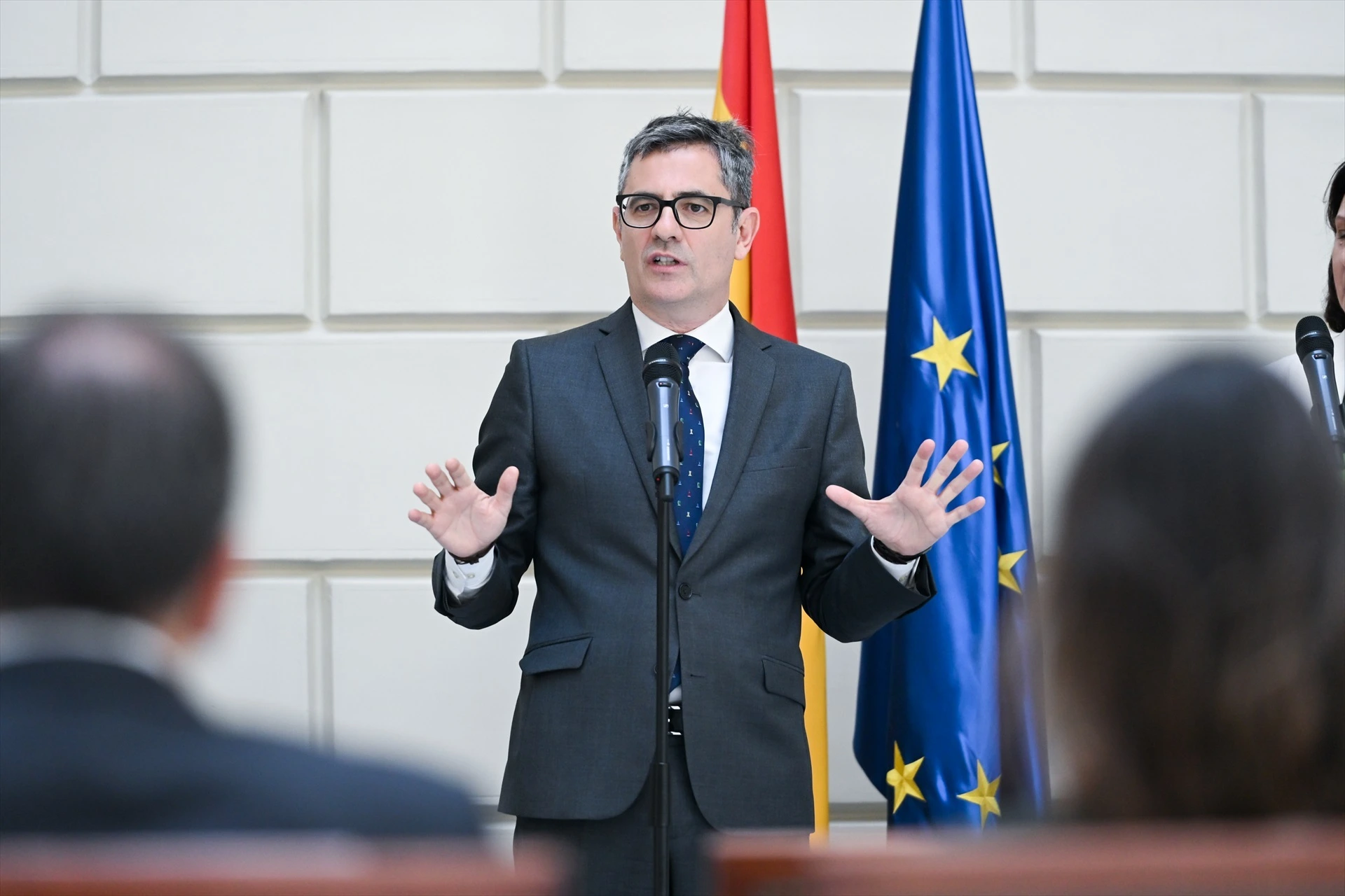 El ministro de la Presidencia, Justicia y Relaciones con las Cortes, Félix Bolaños