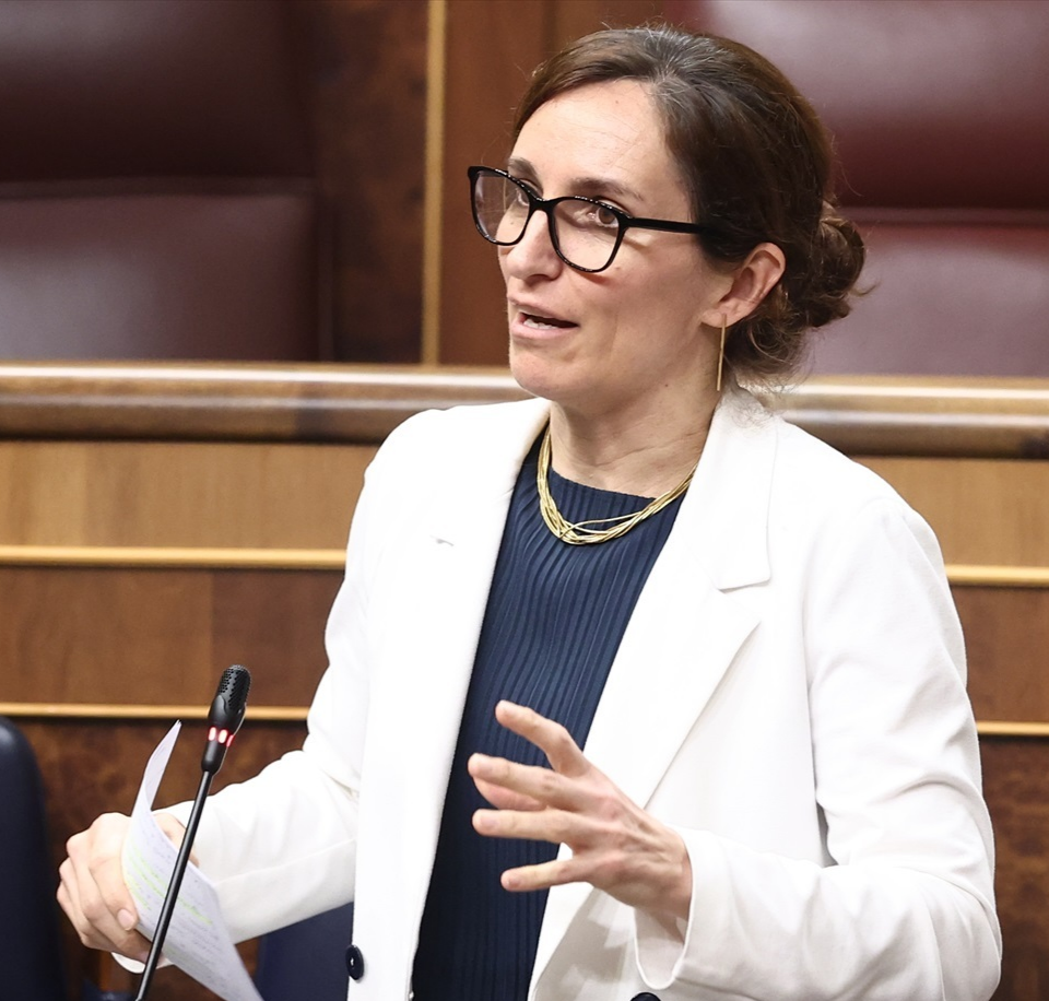 La ministra de Sanidad, Mónica García
