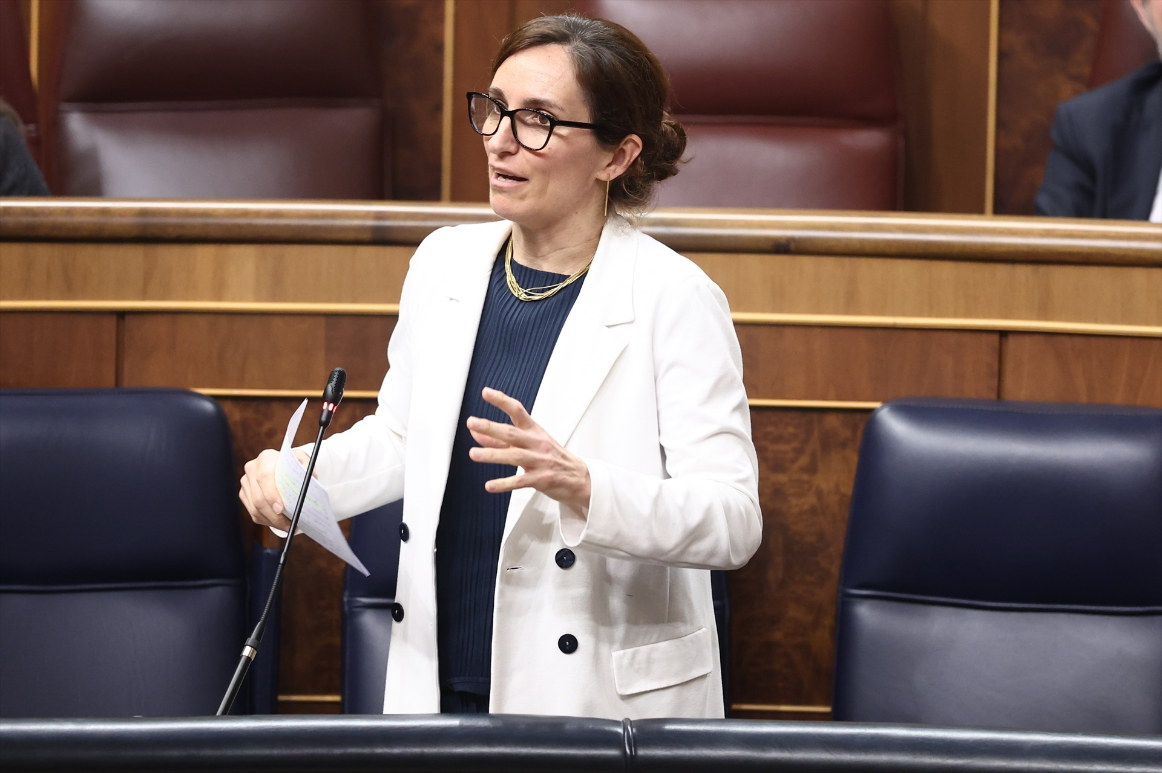 La ministra de Sanidad, Mónica García