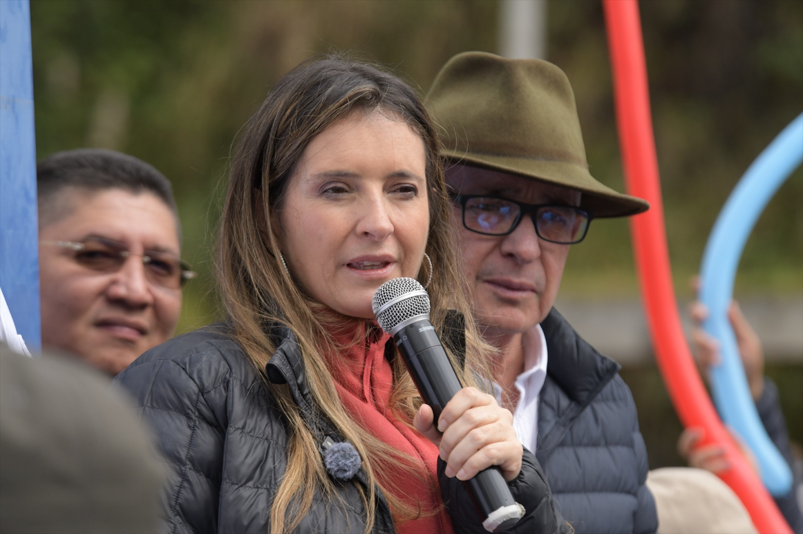 Paloma Valencia, senadora y representante del Centro Democrático, el partido vinculado al expresidente Álvaro Uribe