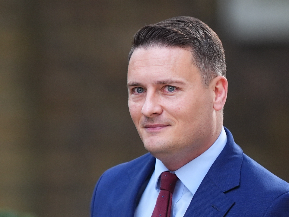 El ministro de Sanidad de Reino Unido, Wes Streeting