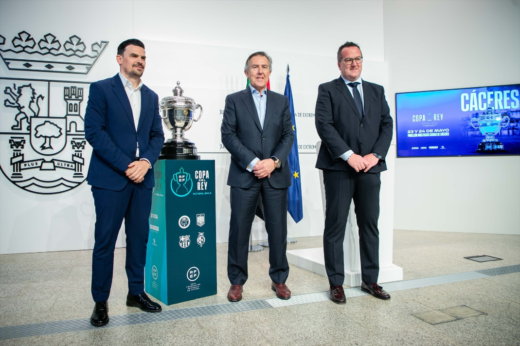 Extremadura acogerá la Final Four de la Copa del Rey de Fútbol Sala, que se disputará los días 23 y 24 de mayo