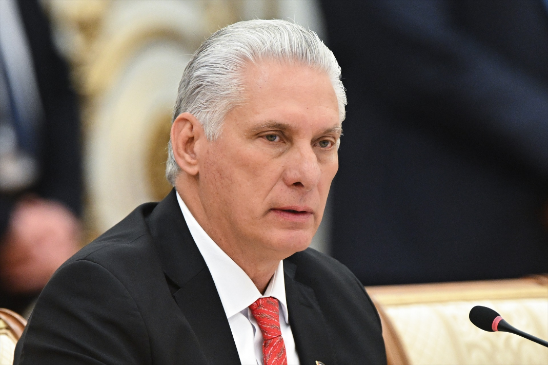 El dictador de Cuba, Miguel Díaz-Canel