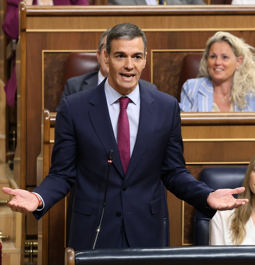 El presidente del Gobierno, Pedro Sánchez