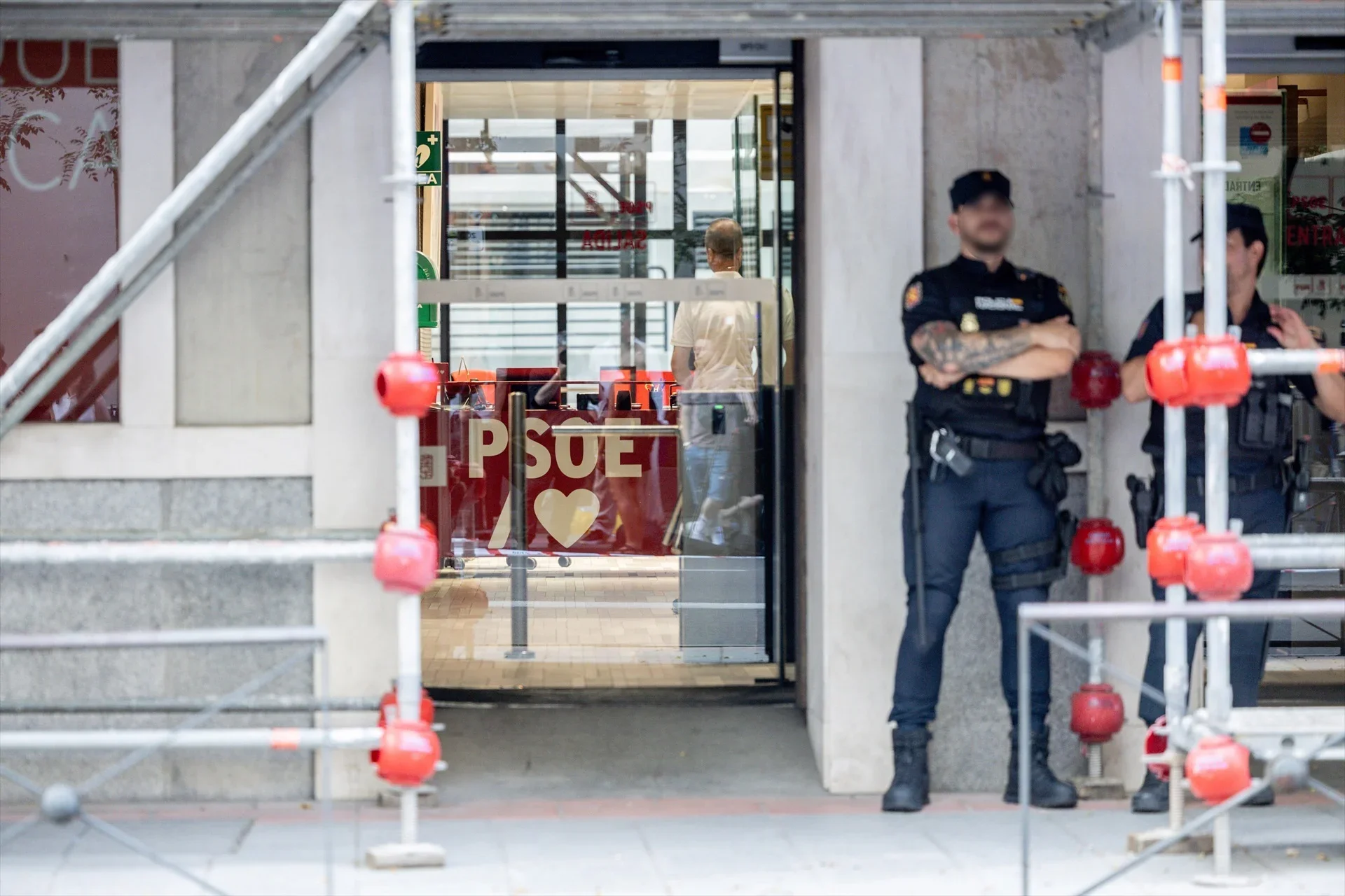 La sede nacional del PSOE en Ferraz