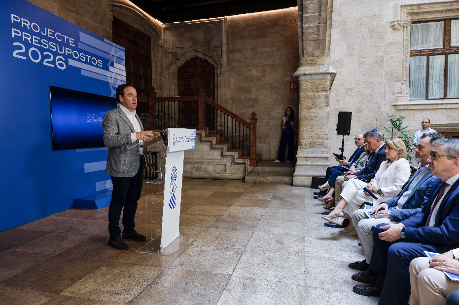 El Consell lleva a los presupuestos 2026 una bajada del IRPF para todas las rentas por debajo de 100.000 euros