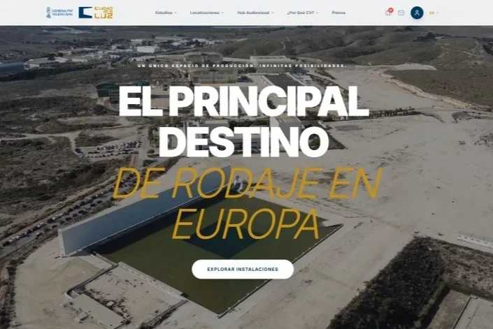 Ciudad de la Luz estrena web para convertirse en el gran hub audiovisual de Europa