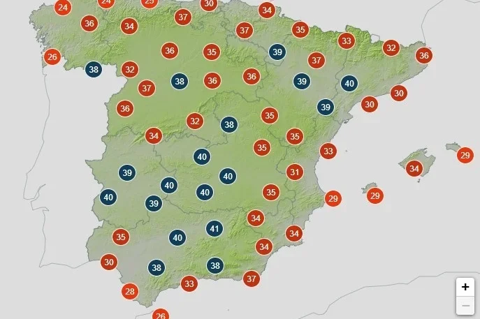 Sanidad activa el aviso naranja por calor en 21 municipios de Castellón este lunes