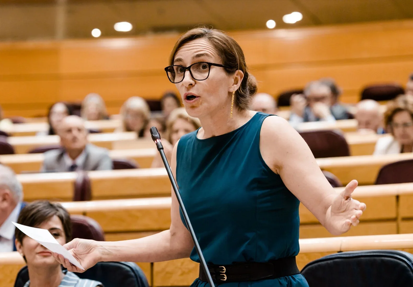 La ministra de Sanidad, Mónica García