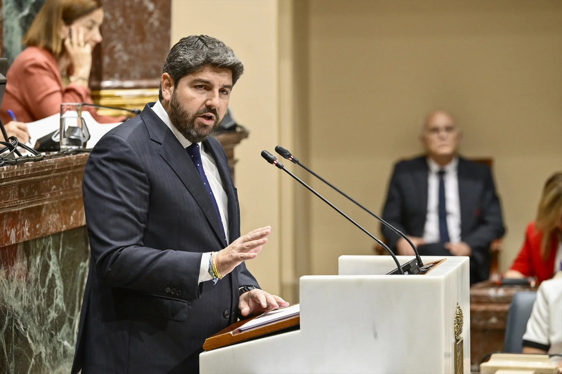 El presidente de la Región de Murcia, Fernando López Miras