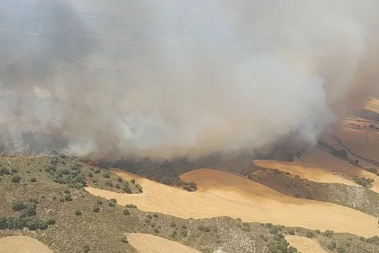 Aragón activa la alerta roja plus por incendios y prohíbe actividades de riesgo en toda la comunidad