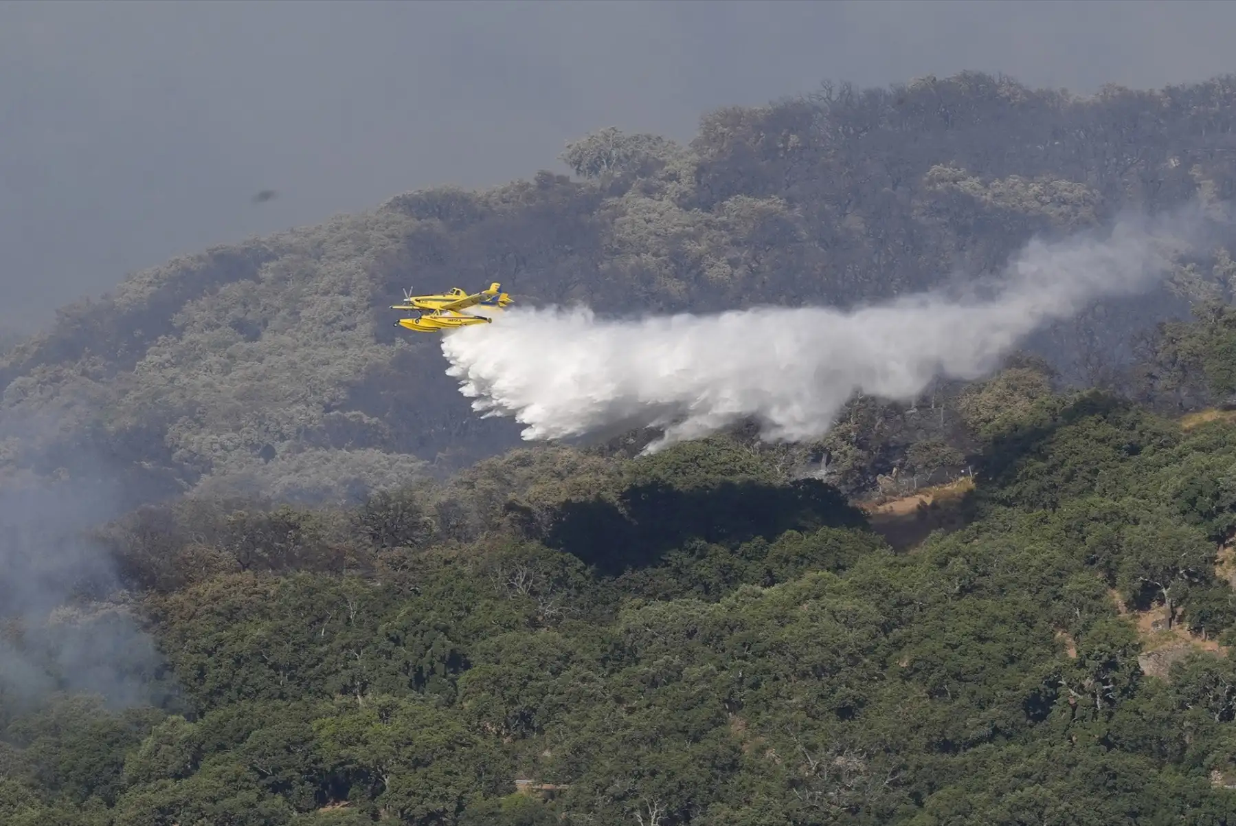 La UE envía cuatro aviones Canadair para reforzar la lucha contra los incendios