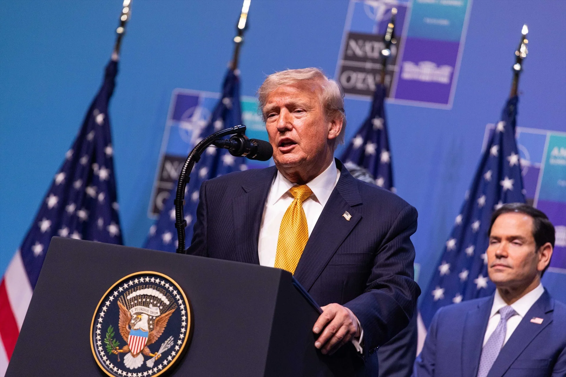 El presidente de Estados Unidos, Donald Trump