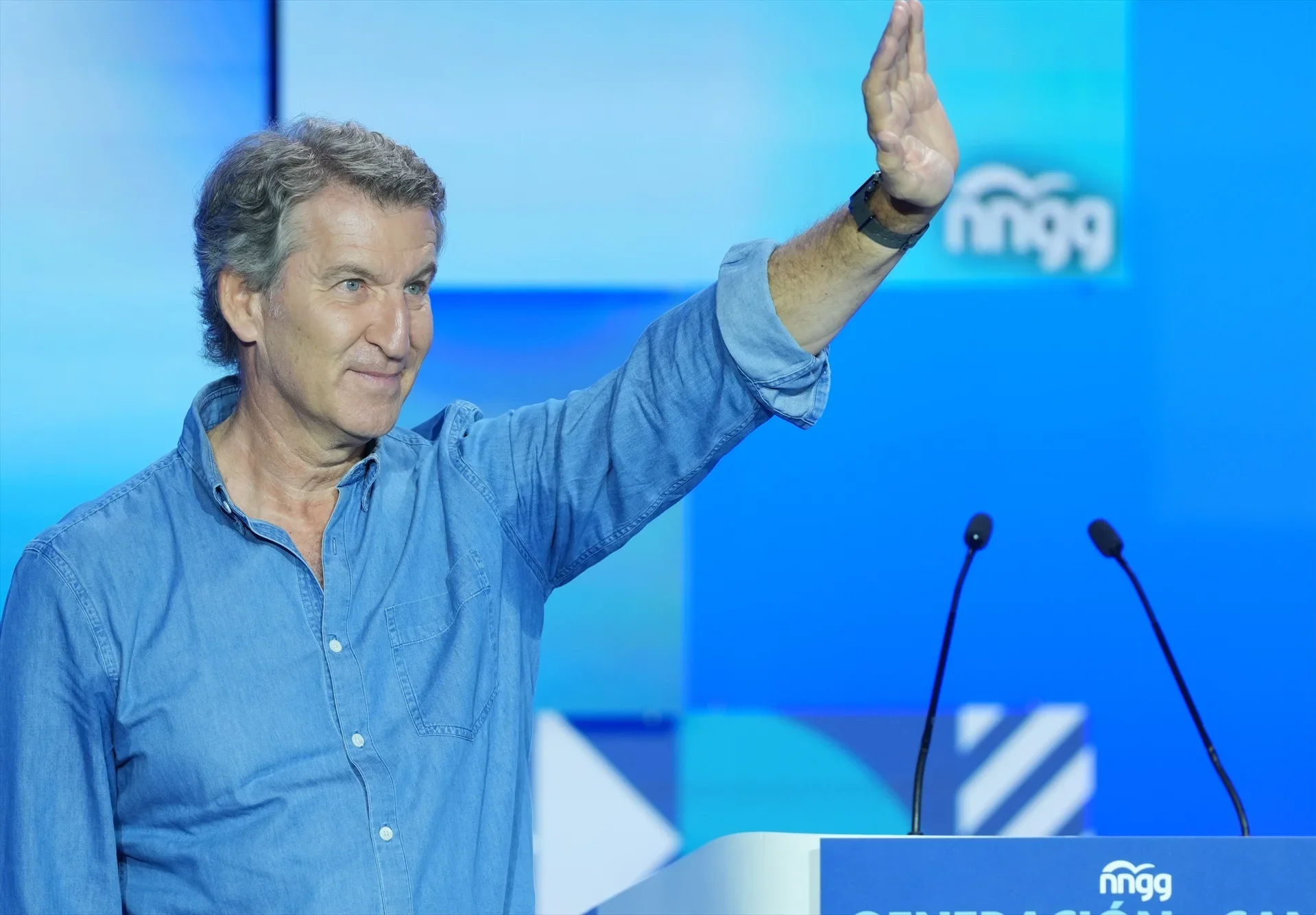 El presidente nacional del Partido Popular, Alberto Núñez Feijóo