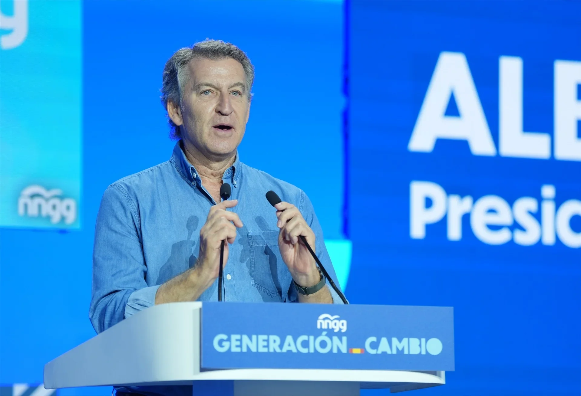 El presidente nacional del Partido Popular, Alberto Núñez Feijóo