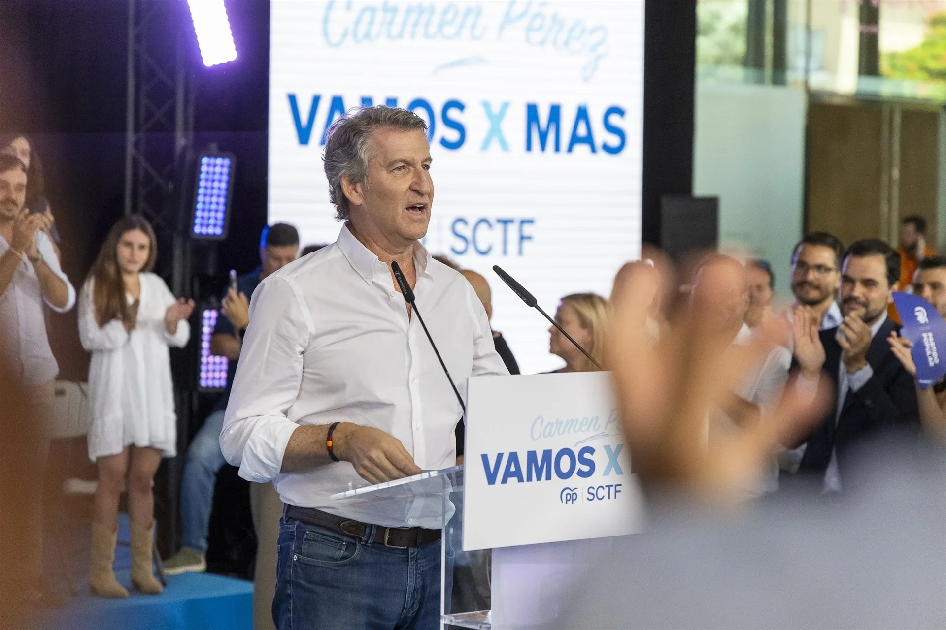 El presidente del Partido Popular, Alberto Núñez Feijóo