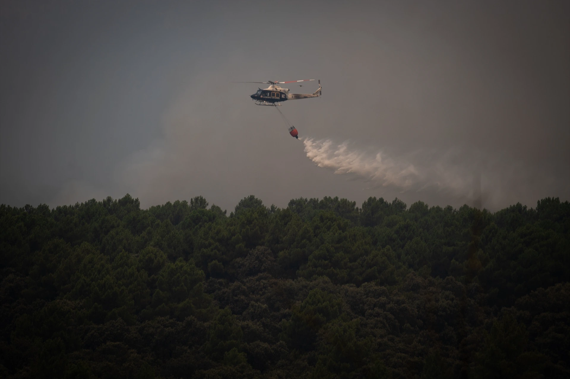 El detenido por el incendio de Ávila empleó maquinaria prohibida en Burgohondo