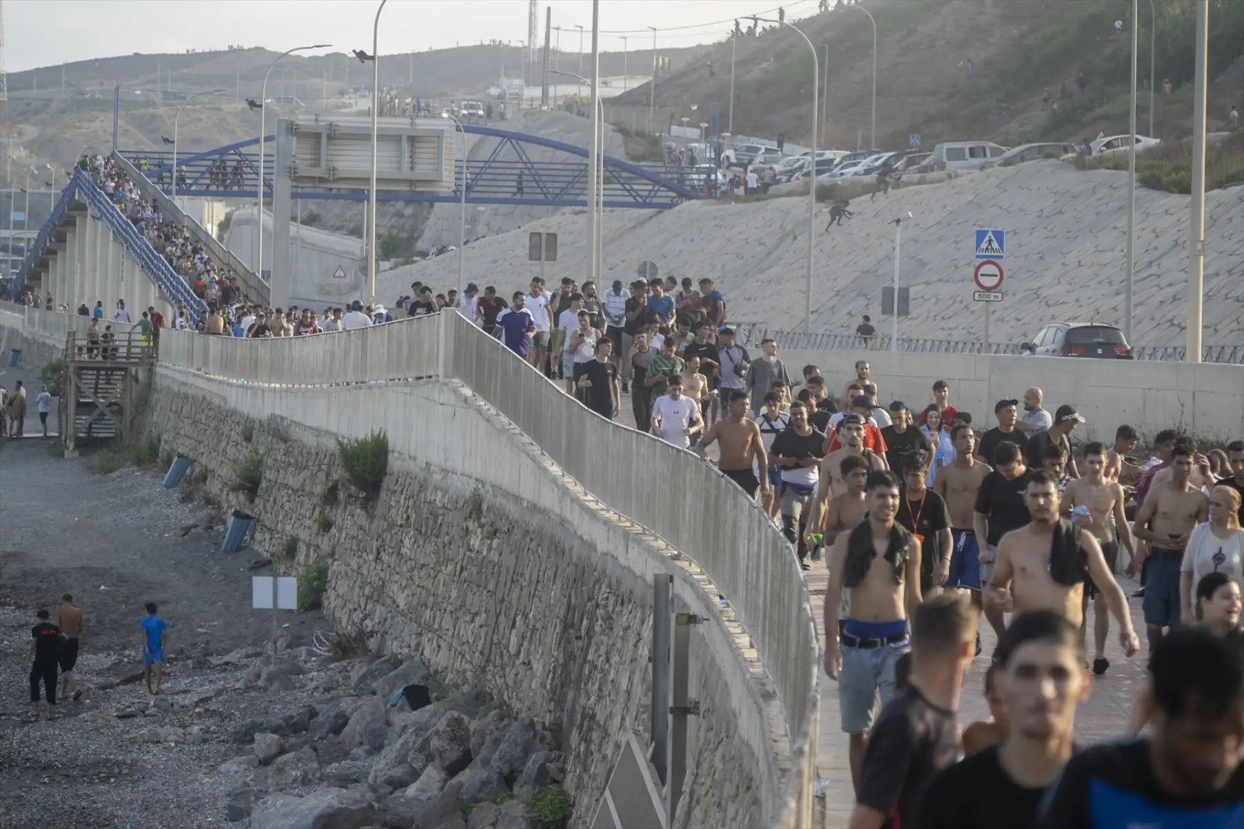 Un informe policial señala a Marruecos por el asalto a Ceuta