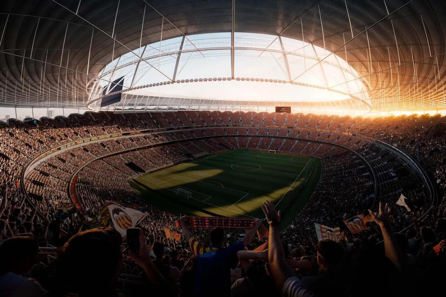 Urbanismo tramita las licencias para adecuar el Nou Mestalla a los estándares del Mundial 2030