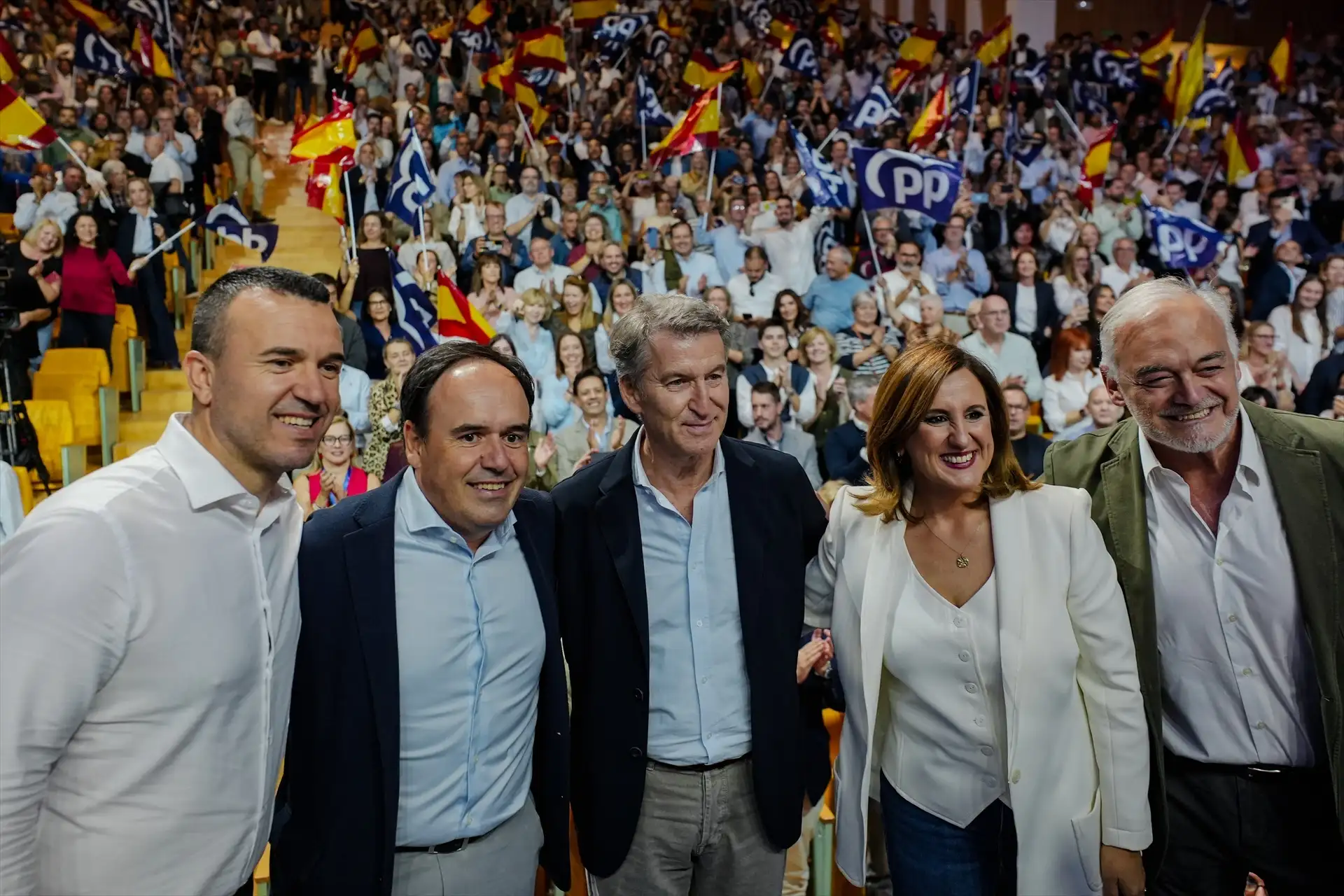 Català, Camarero, Llorca y Mompó se comprometen a defender los intereses de València ante el 29N