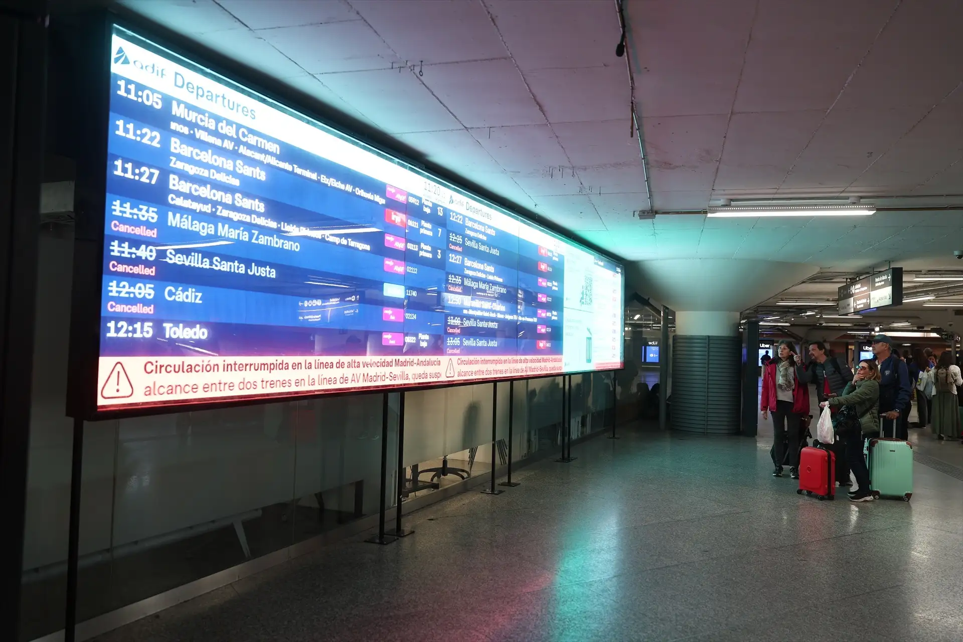 Renfe suspende la venta de billetes de alta velocidad entre Madrid y Andalucía hasta diciembre