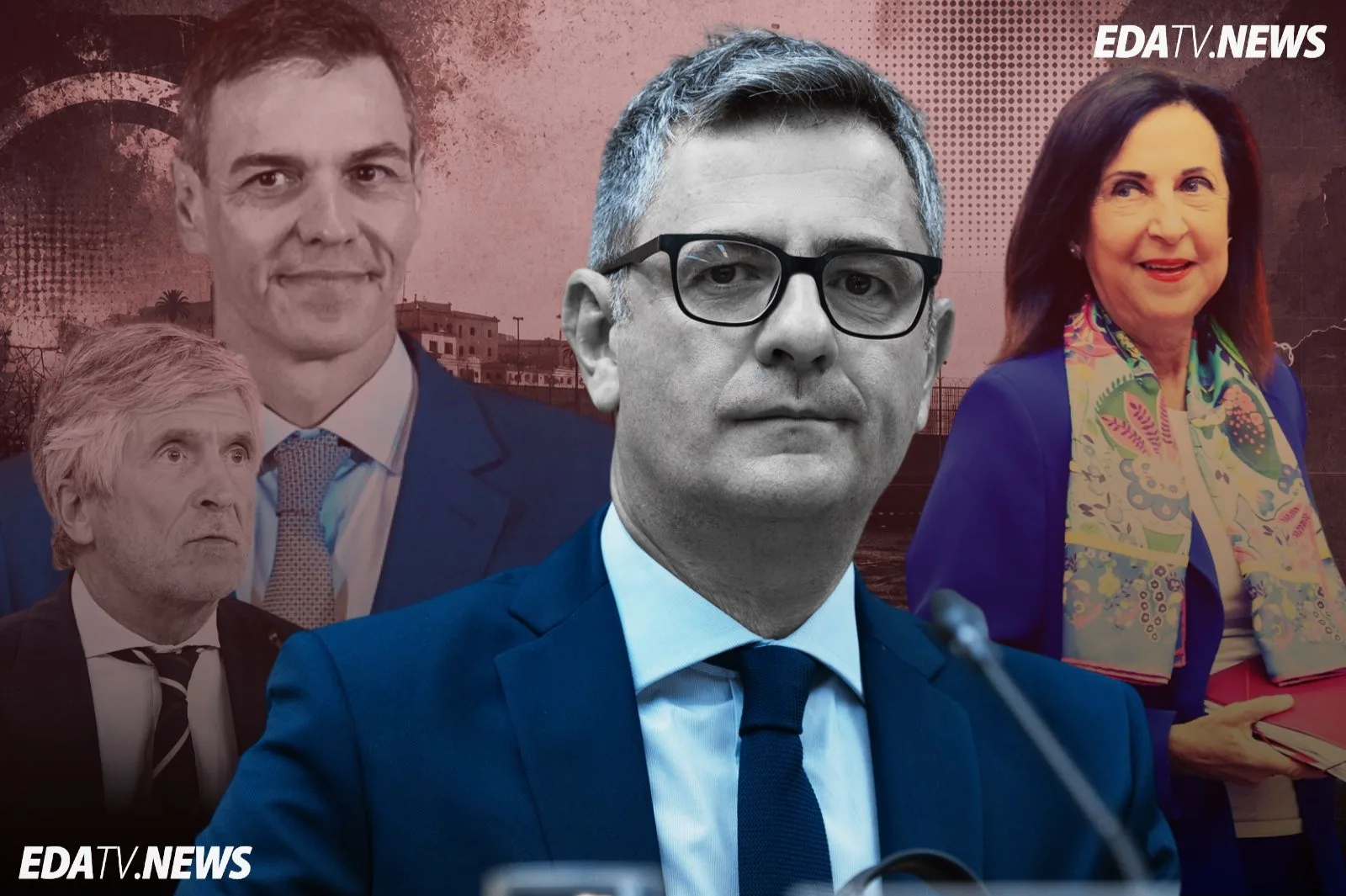 Bolaños se alinea con Marlaska, deja sola a Robles y defiende el trabajo de Sánchez sobre Ceuta desde La Mareta