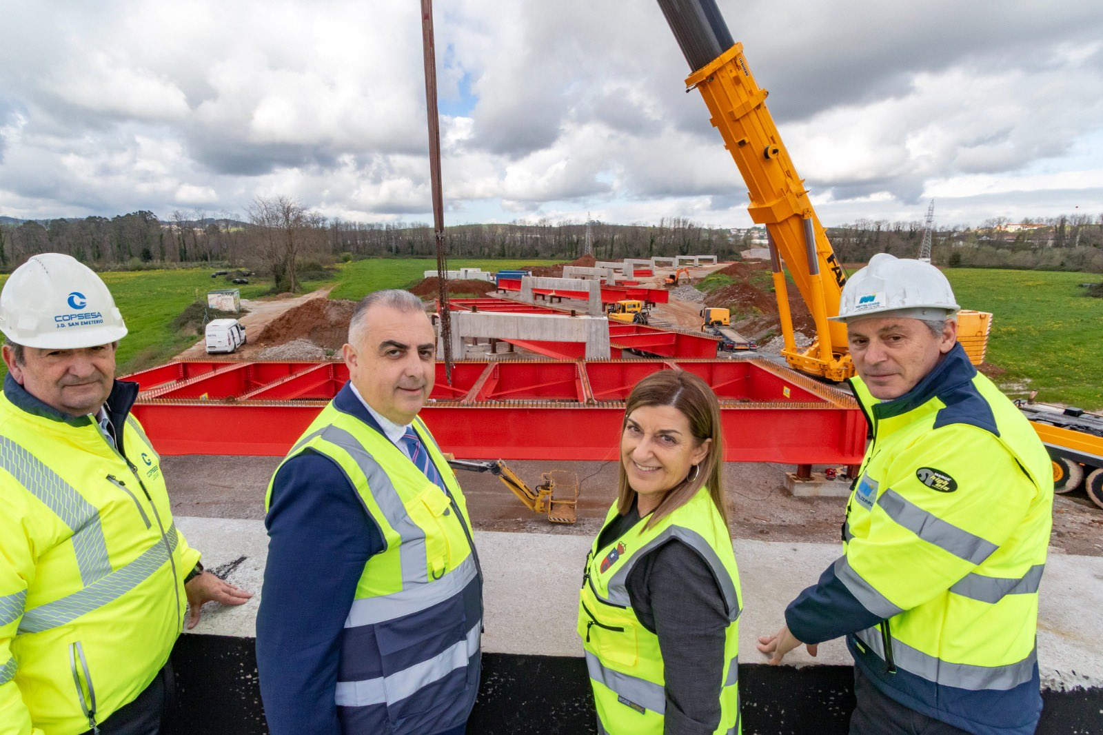 La presidenta de Cantabria, María José Sáenz de Buruaga, ha supervisado el desarrollo de las obras